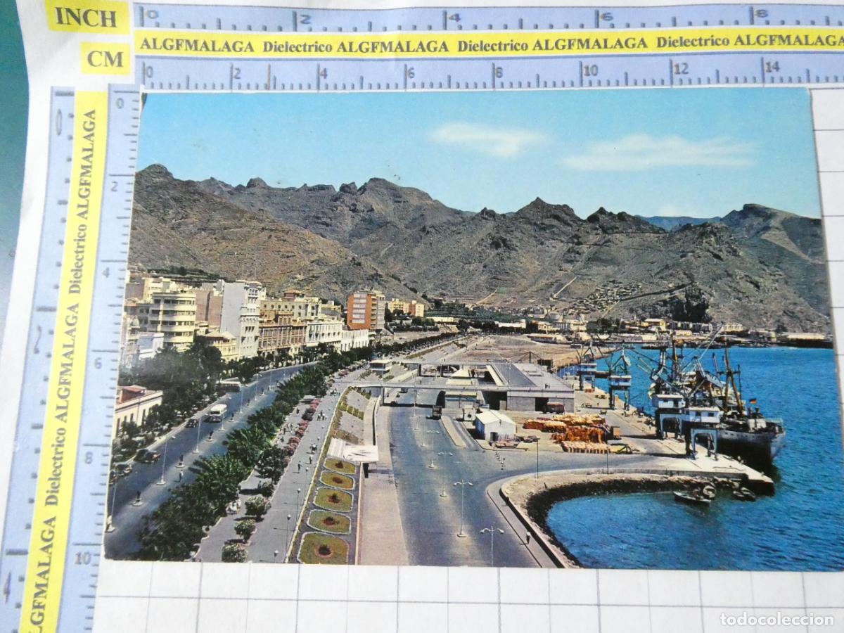 Postales: POSTAL DE TENERIFE. A&Ntilde;O 1966. SANTA CRUZ. AVENIDA DE ANAGA Y PUERTO 2104 GASTEIZ. 2611