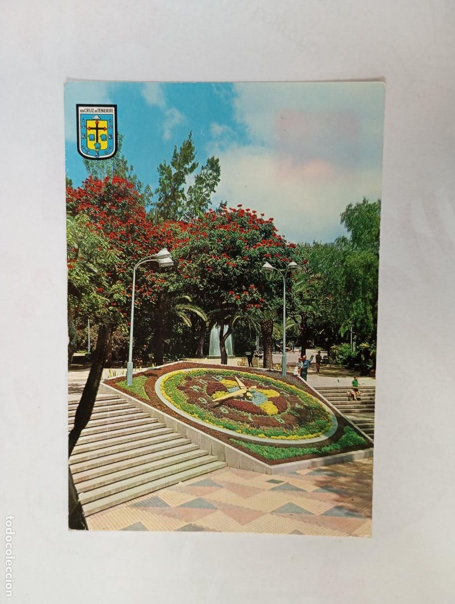 Postales: POSTAL DE SANTA CRUZ DE TENERIFE. RELOJ DE FLORES. TDKP29P
