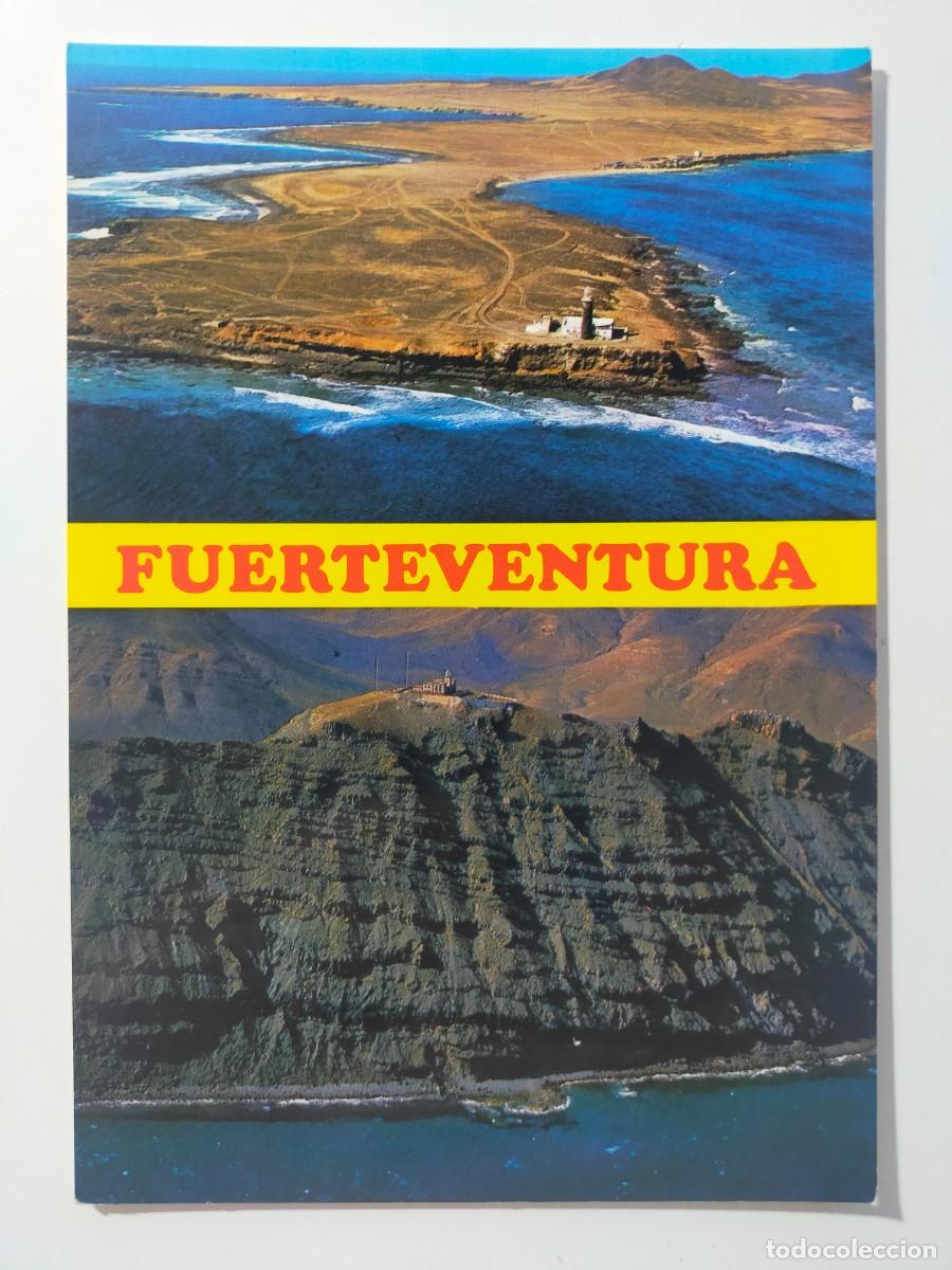 Postales: Postal FUERTEVENTURA (Canarias): Faros de Jand&iacute;a y Entallada - Colec. Las Afortunadas.