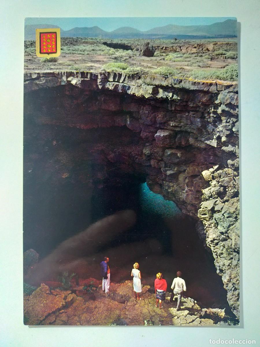 Postales: Postal LANZAROTE (Canarias): Jameo del Agua - Edic Barcelona, Escudo de Oro.