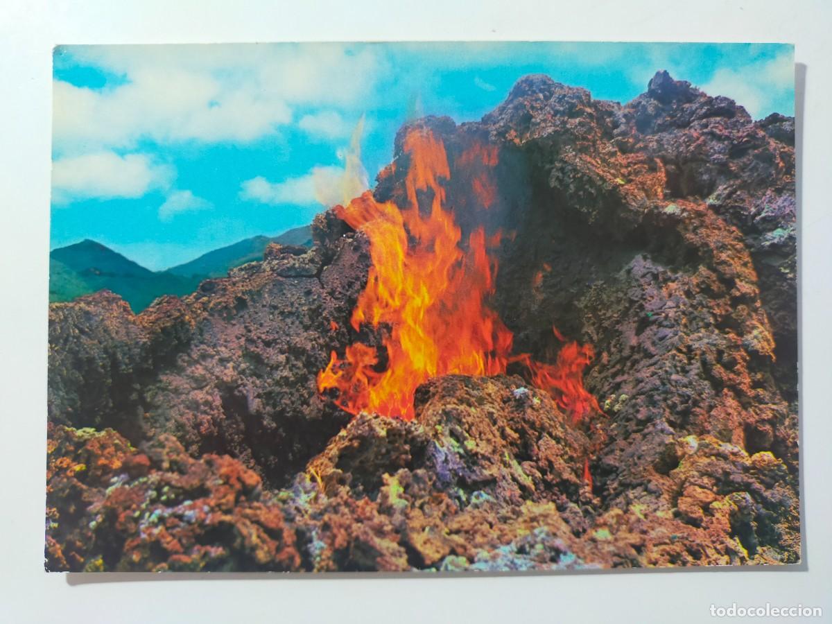 Postales: Postal LANZAROTE (Canarias): Monta&ntilde;as de fuego. Zona de Tinecheide - Edic Raker