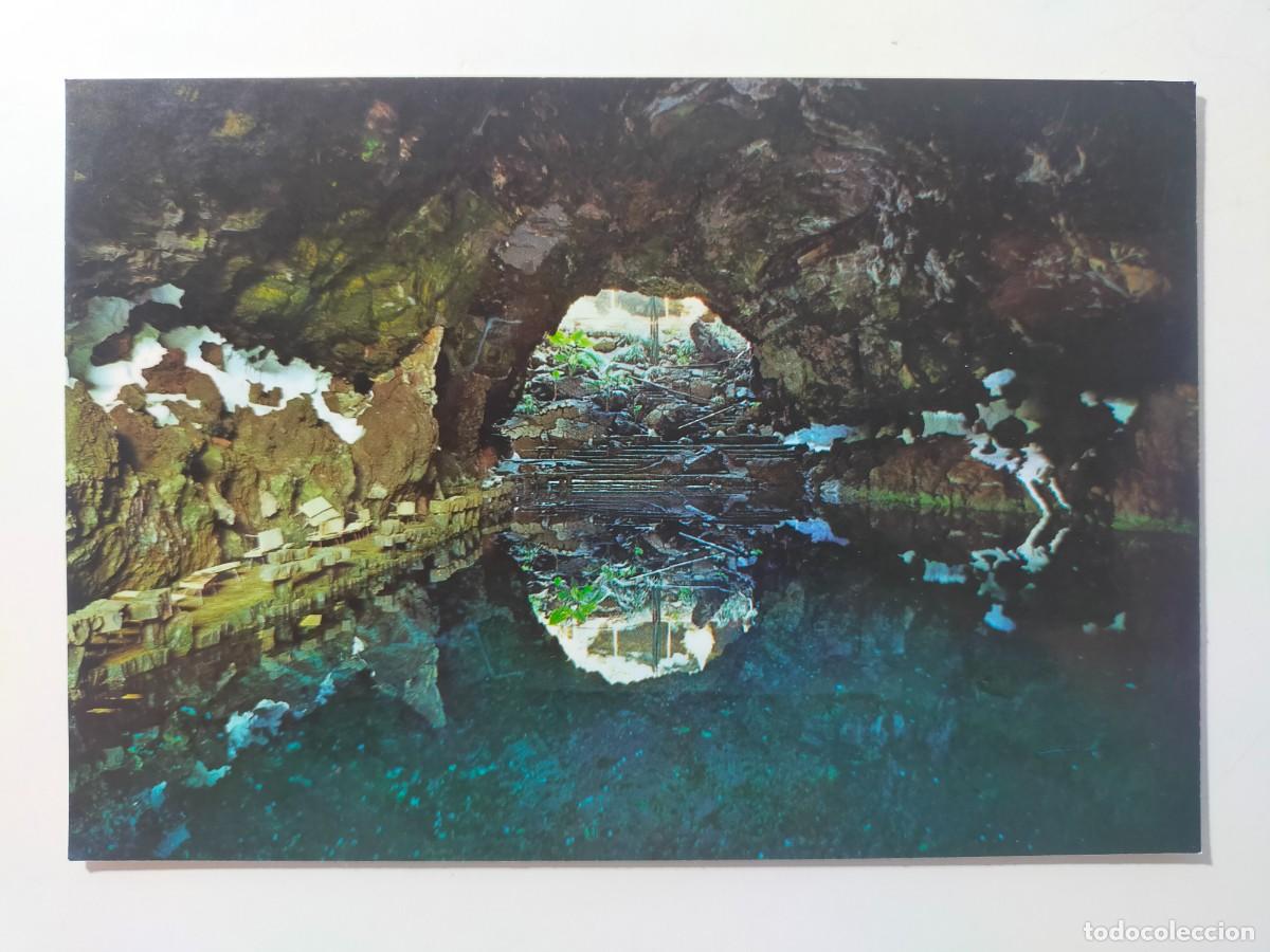 Postales: Postal LANZAROTE (Canarias): La isla de los Volcanes. Los Jameos del Agua - Colec. Las Afortunadas