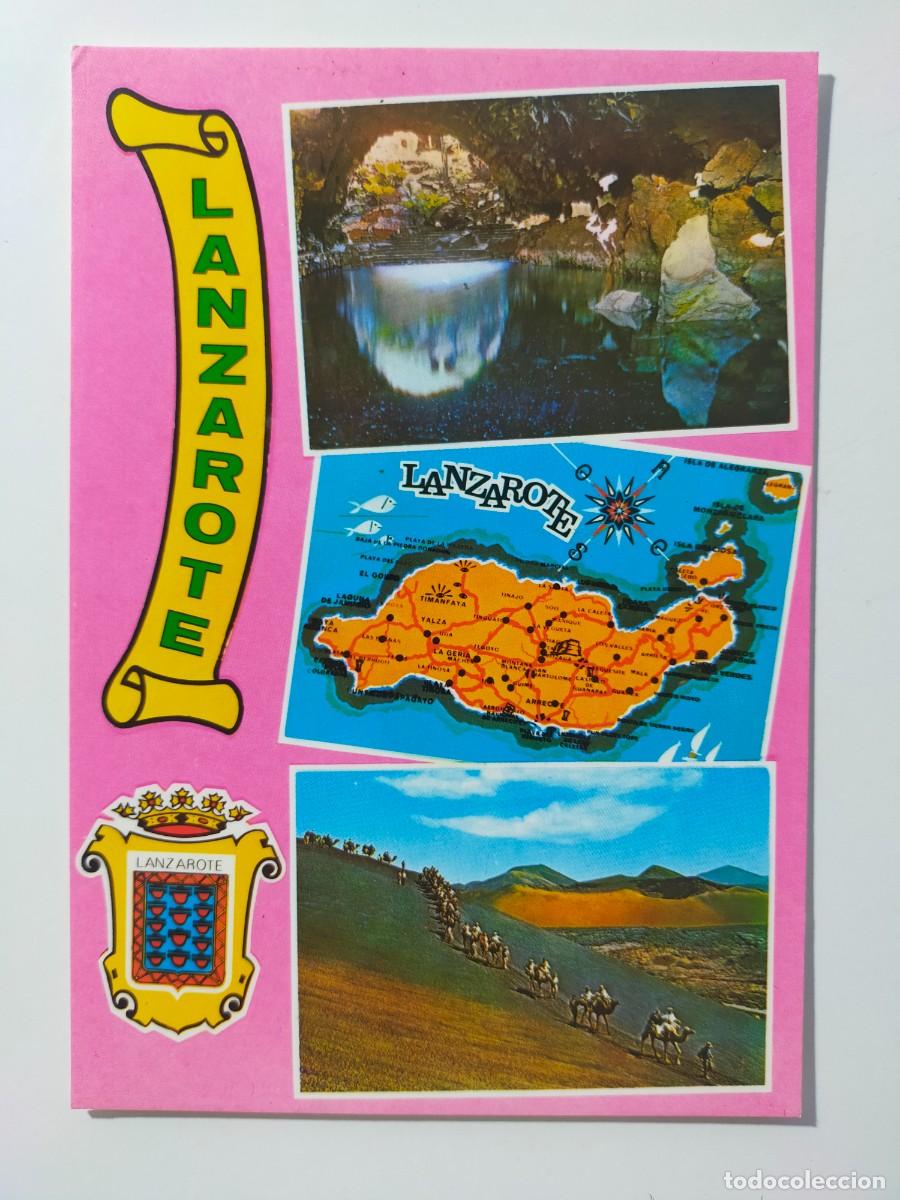 Postales: Postal LANZAROTE (Canarias): Diversas vistas - Colec. Las Afortunadas.