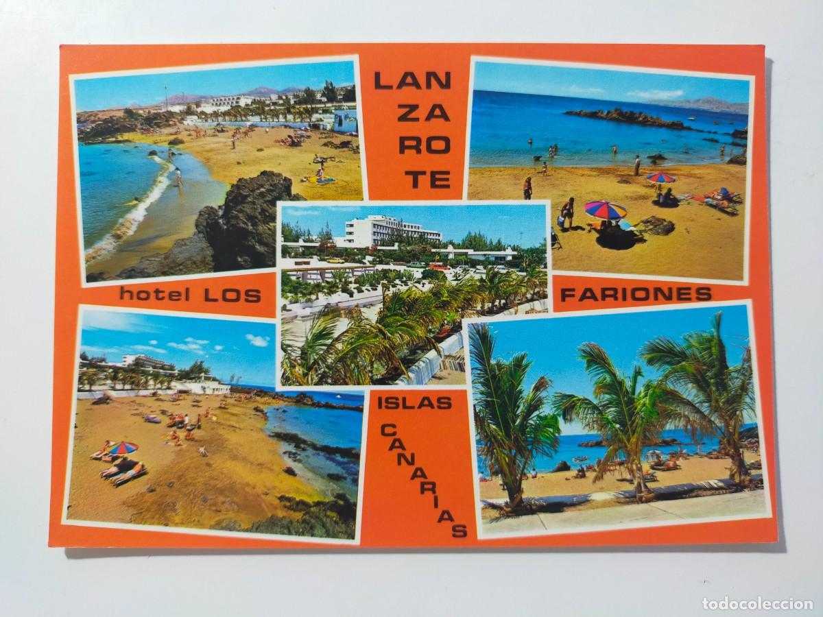 Postales: Postal LANZAROTE (Canarias): Hotel Los Fariones y Playas - Colec. Las Afortunadas.