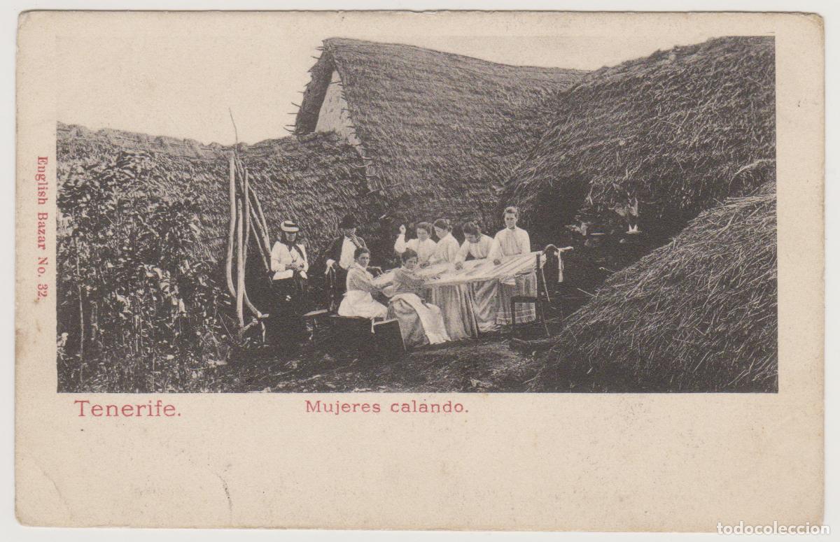 Postales: TARJETA POSTAL - TENERIFE - MUJERES CALANDO - N&ordm; 32 - ENGLISH BAZAR