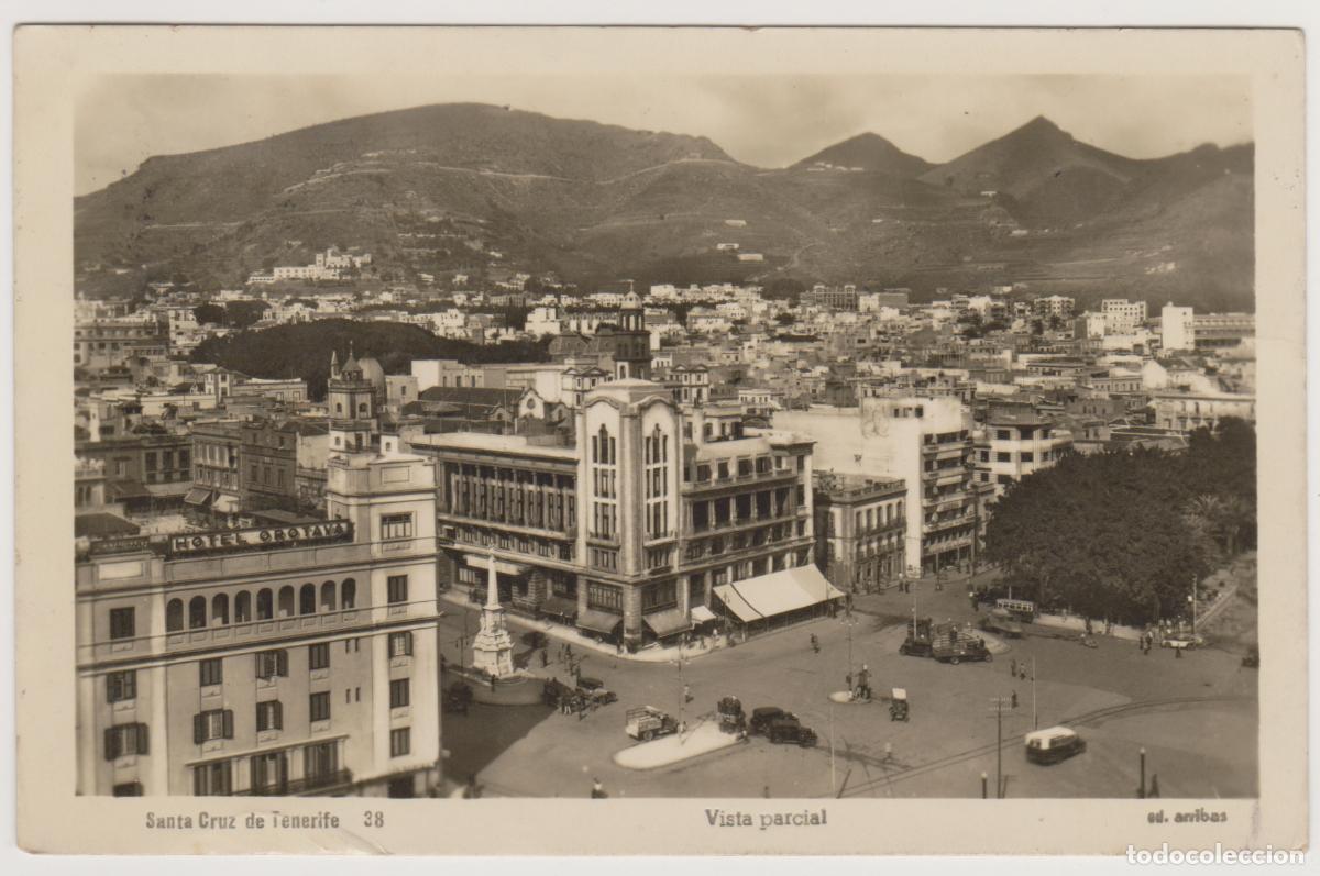 Postales: TARJETA POSTAL - SANTA CRUZ DE TENERIFE - VISTA PARCIAL - N&ordm; 38 - ED. ARRIBAS