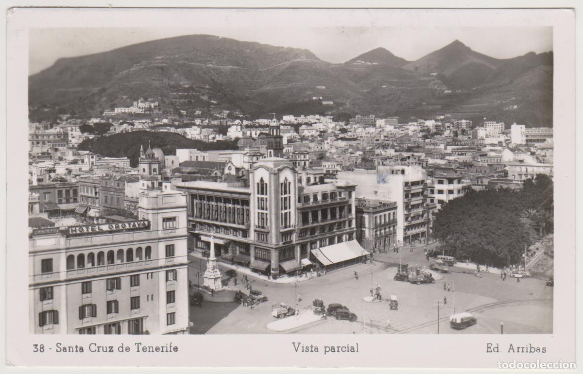 Postales: TARJETA POSTAL - SANTA CRUZ DE TENERIFE - VISTA PARCIAL - N&ordm; 38 - ED. ARRIBAS