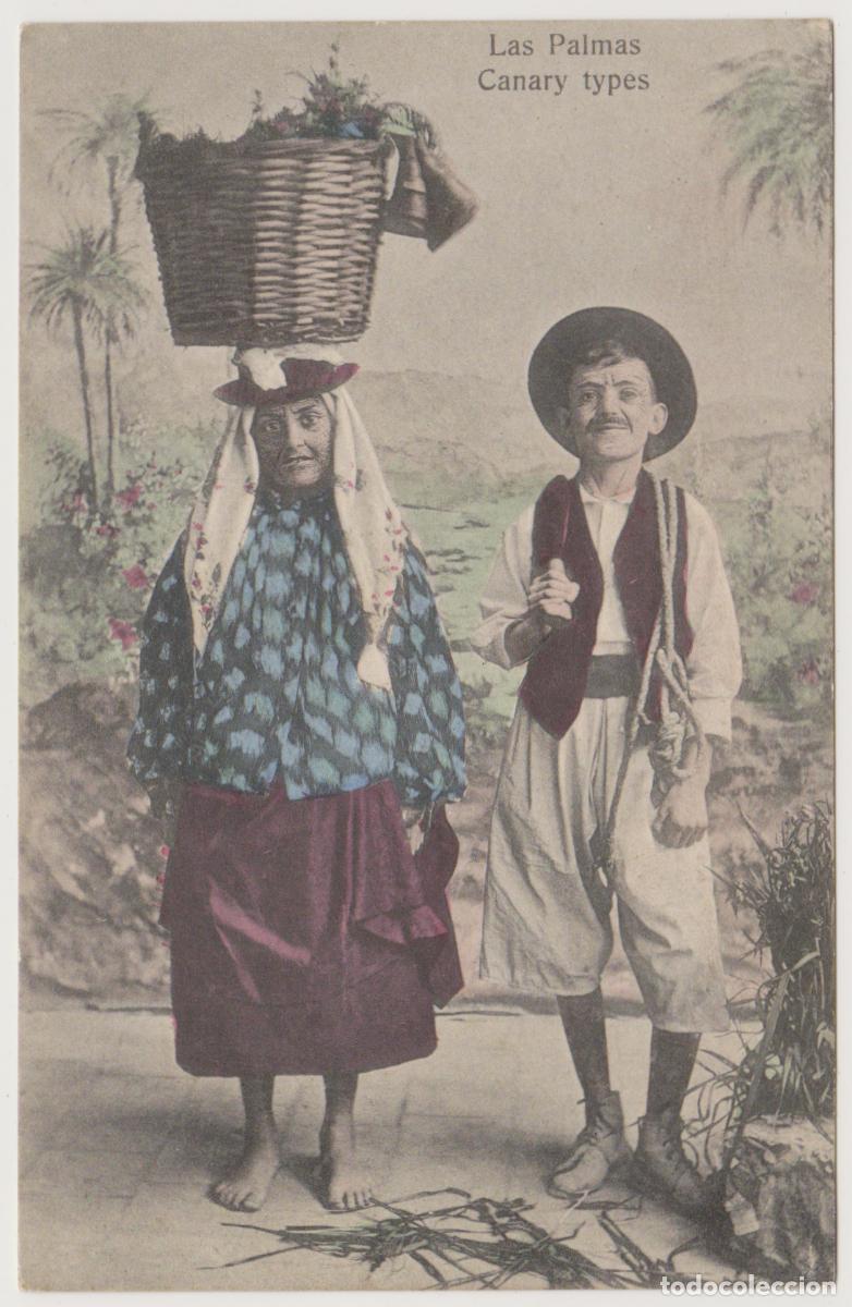 Postales: TARJETA POSTAL - LAS PALMAS - CANARY TYPES - BAZAR ALEMAN