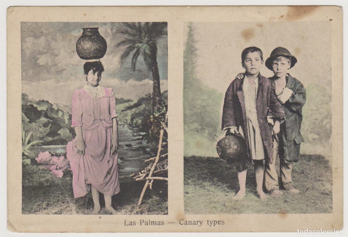 Postales: TARJETA POSTAL - LAS PALMAS - CANARY TYPES - BAZAR ALEMAN