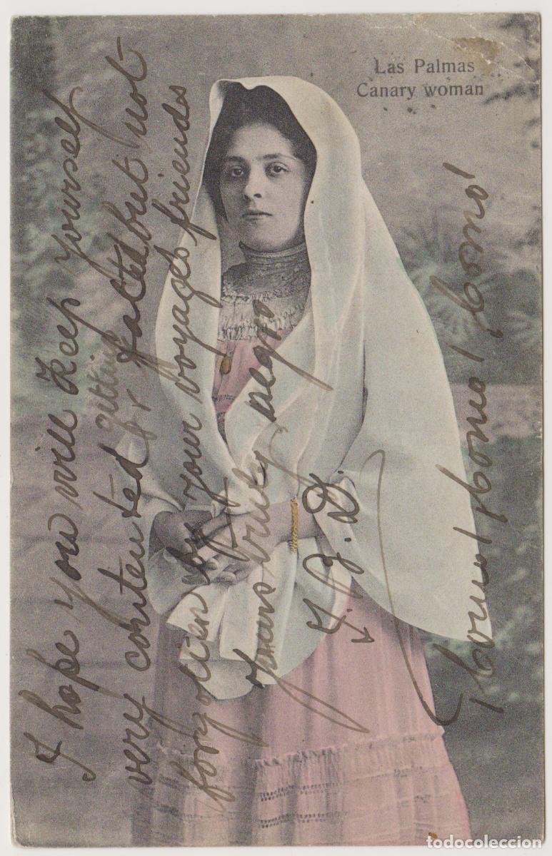 Postales: TARJETA POSTAL - LAS PALMAS - CANARY WOMAN - BAZAR ALEMAN