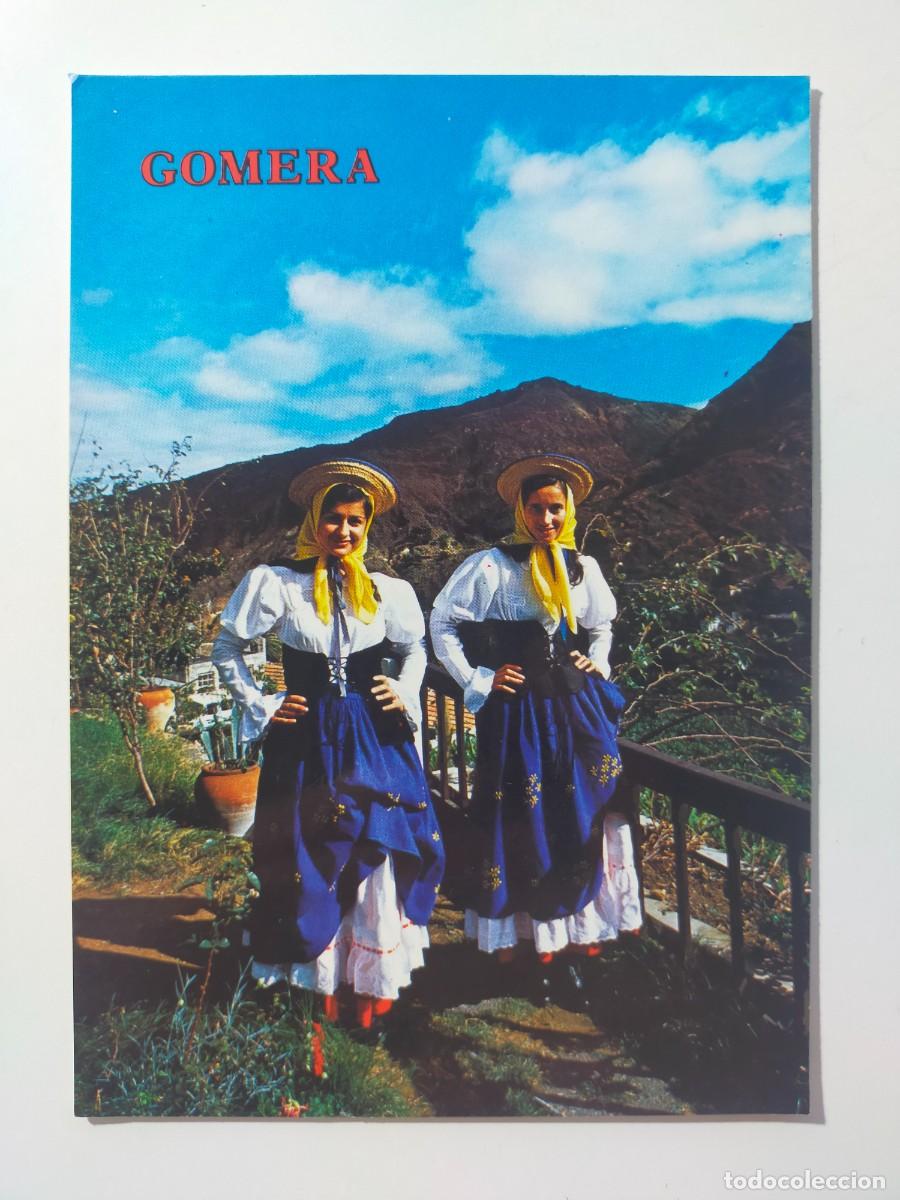 Postales: Postal GOMERA (Canarias): Trajes t&iacute;picos - Colec. Perla