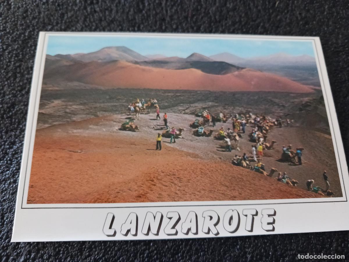 Postales: lanzarote, monta&ntilde;a del fuego, descanso, col. las afortunadas