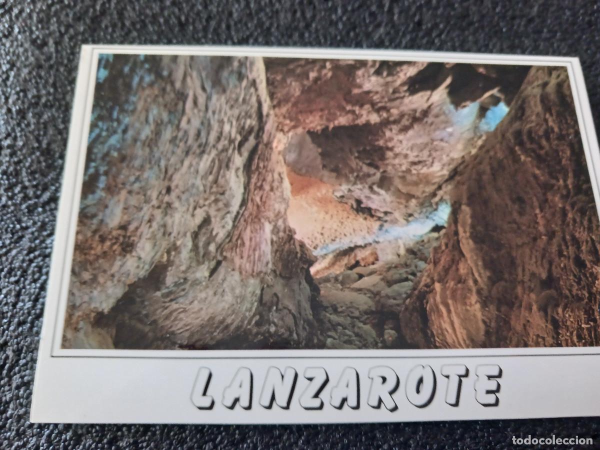 Postales: lanzarote, cueva de los verdes, col. las afortunadas