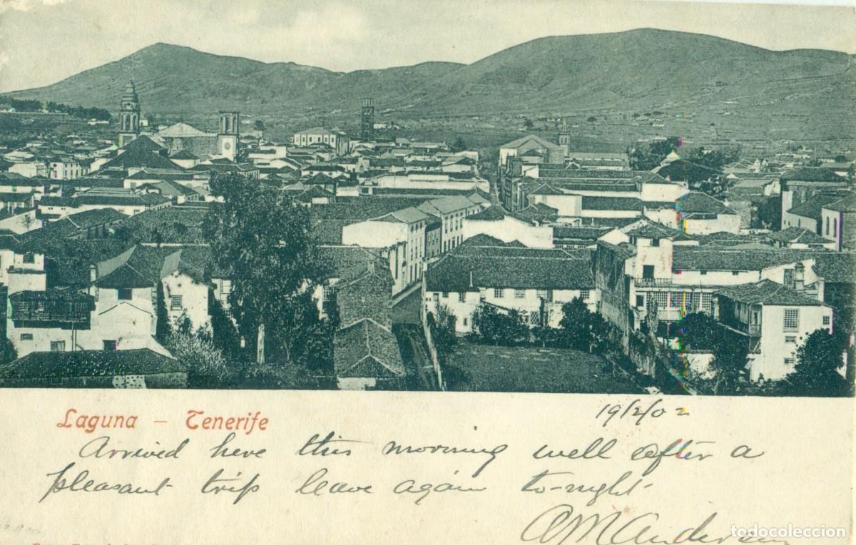 Postales: TENERIFE. LAGUNA. CIRCULADA EN 1902. MATASELLOS ESPECIAL.