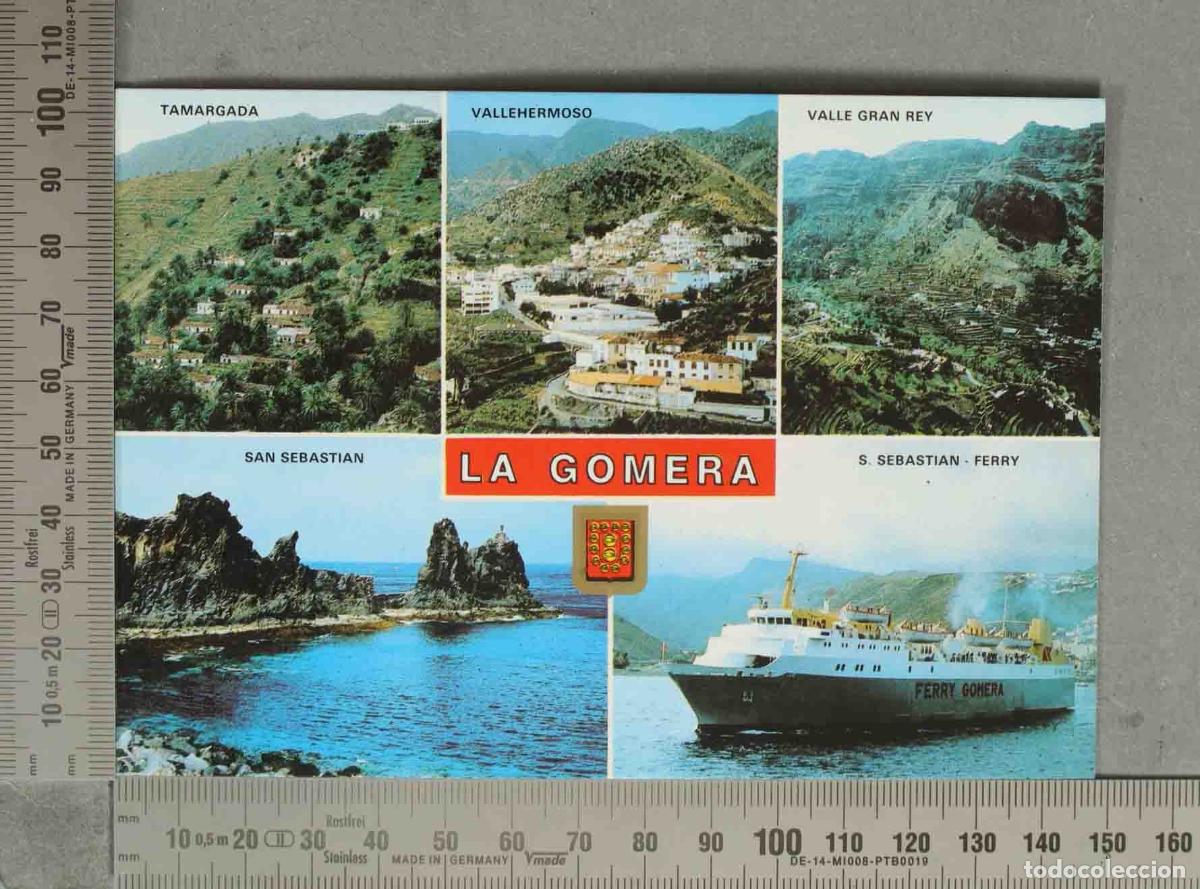 Postales: POSTAL. La Gomera - San Sebastian, Tamargada, Vallehermoso, Valle Gran Rey
