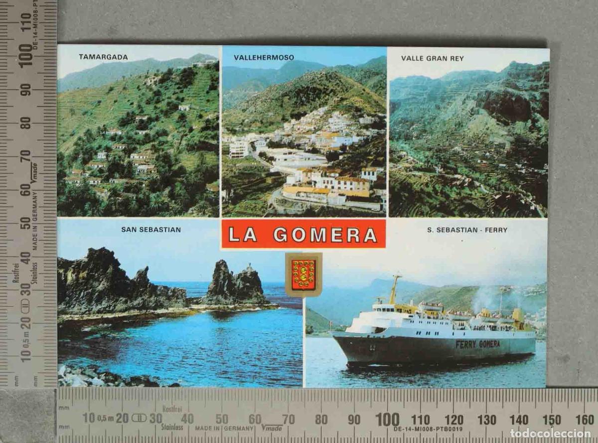 Postales: POSTAL. La Gomera - San Sebastian, Tamargada, Vallehermoso, Valle Gran Rey