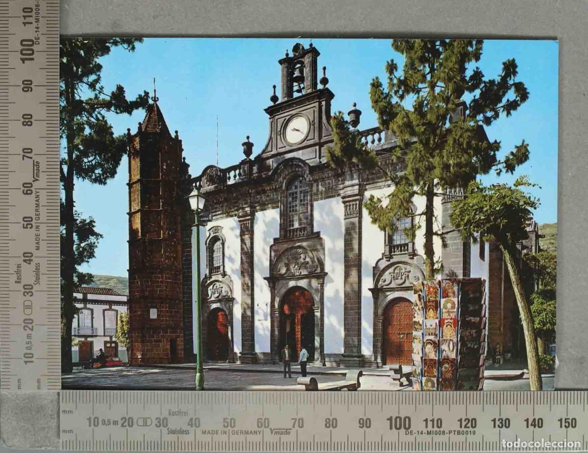 Postales: POSTAL. Teror - Gran Canaria - Fachada de la Bas&iacute;lica de Ntra. Sra. del Pino