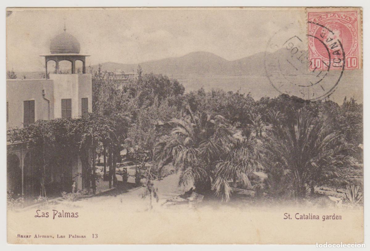 Postales: TARJETA POSTAL - LAS PALMAS - STA. CATALINA GADEN - N&ordm; 13 - BAZAR ALEMAN