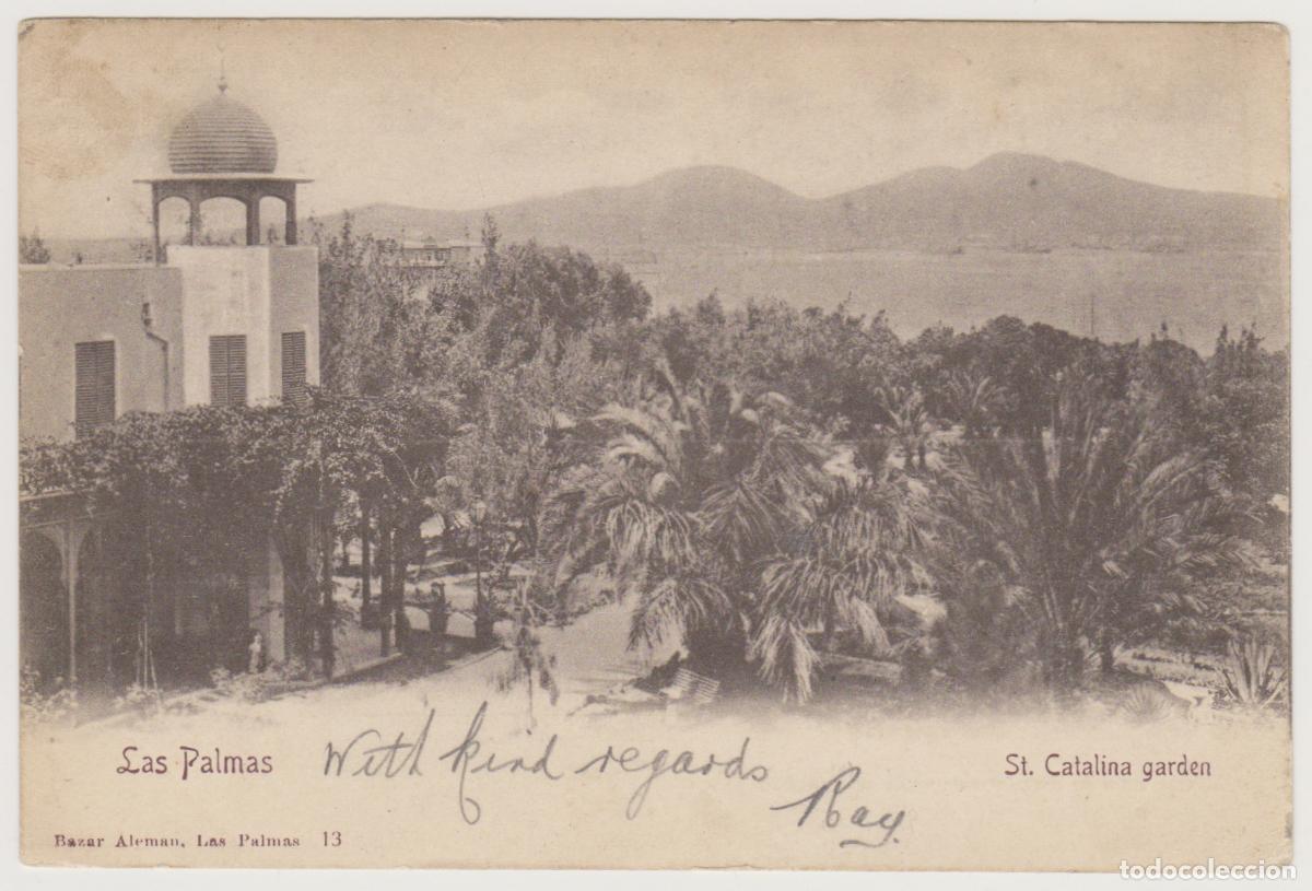 Postales: TARJETA POSTAL - LAS PALMAS - STA. CATALINA GADEN - N&ordm; 13 - BAZAR ALEMAN