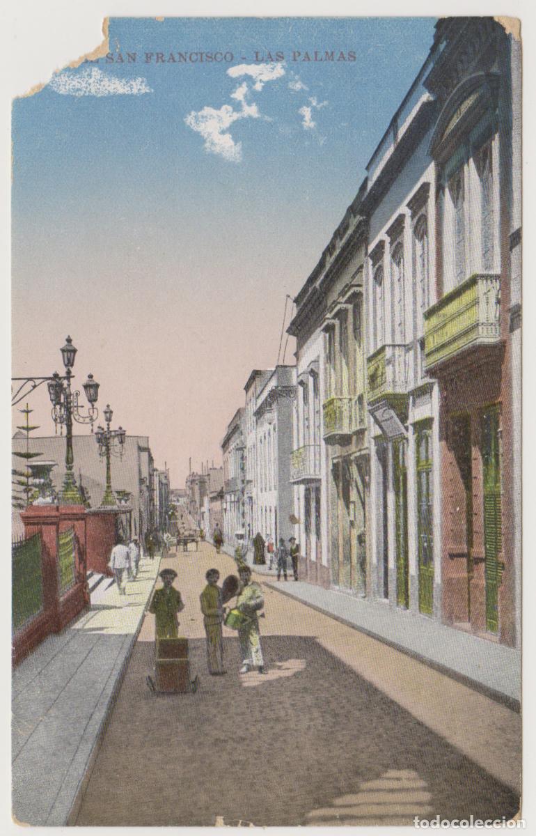 Postales: TARJETA POSTAL - LAS PALMAS - CALLE SAN FRANCISCO