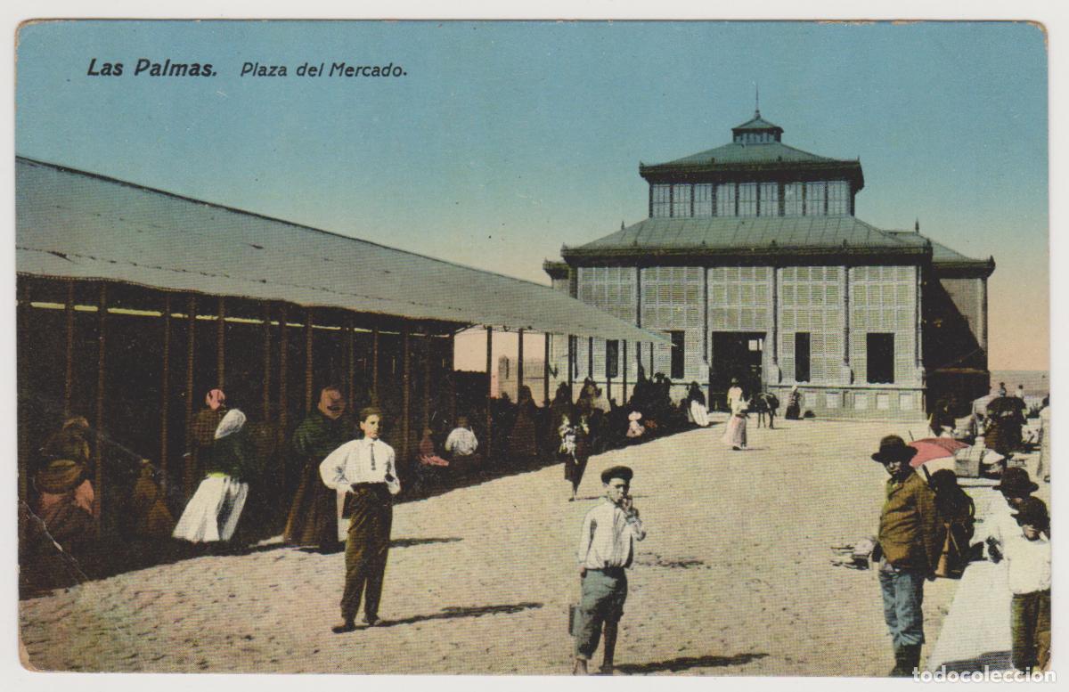 Postales: TARJETA POSTAL - LAS PALMAS - PLAZA DEL MERCADO - RODRIGUES BROS