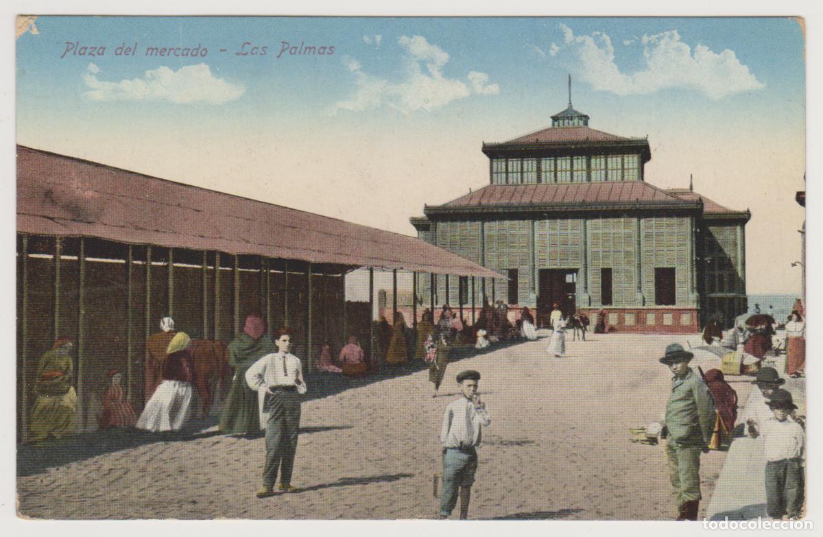 Postales: TARJETA POSTAL - LAS PALMAS - PLAZA DEL MERCADO - RODRIGUES BROS