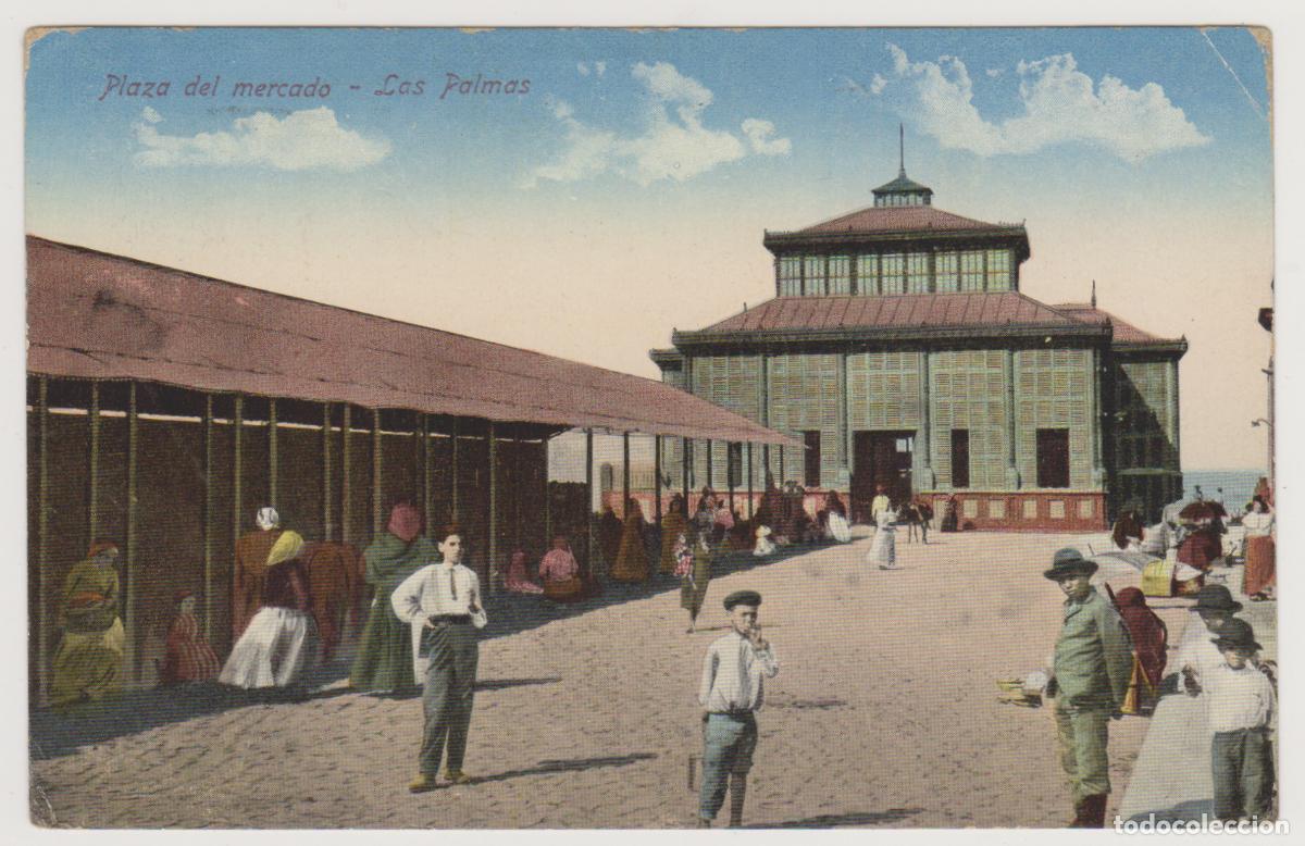 Postales: TARJETA POSTAL - LAS PALMAS - PLAZA DEL MERCADO - RODRIGUES BROS