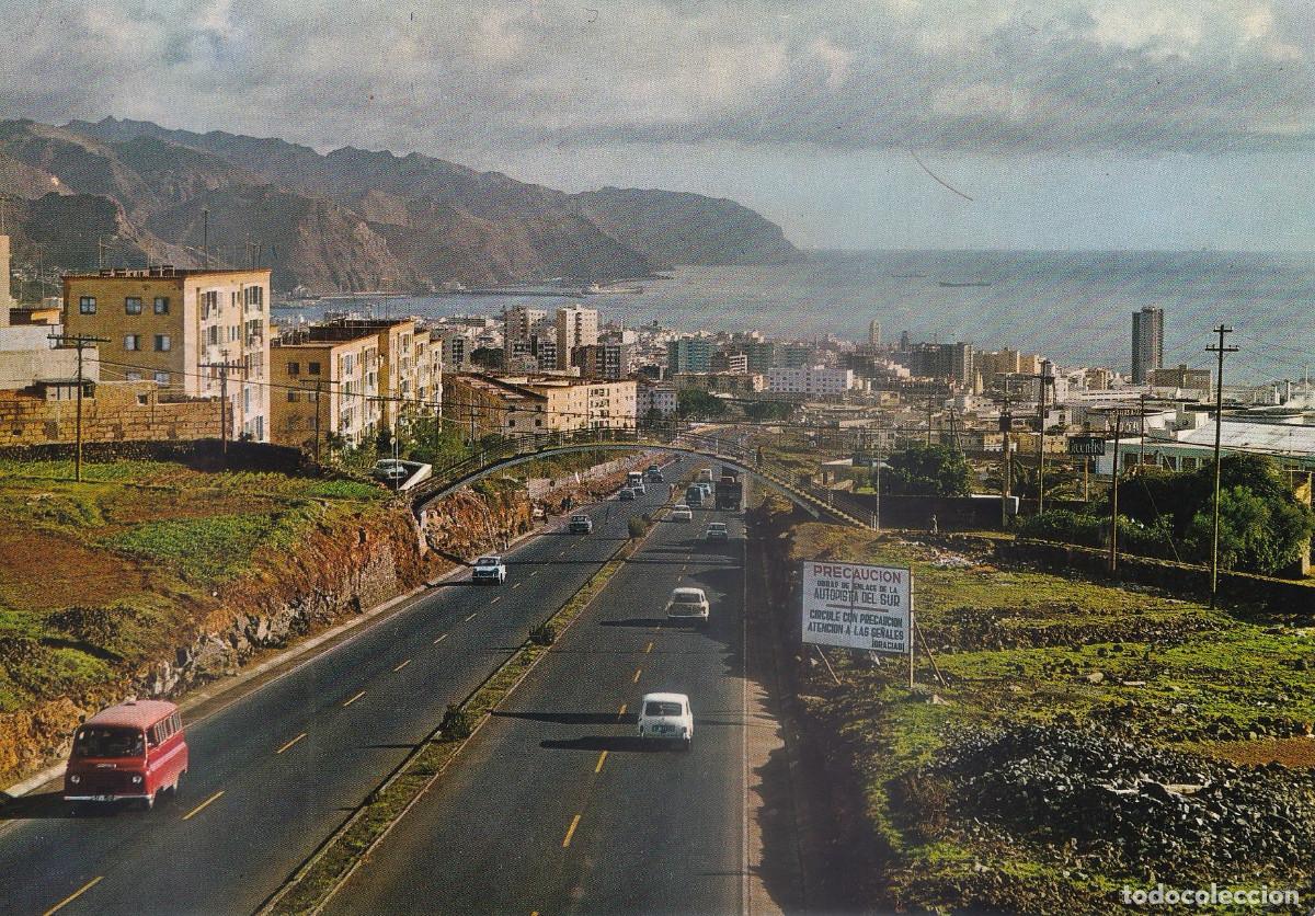 Postales: AUTOPISTA SANTA CRUZ LAGUNA TENERIFE