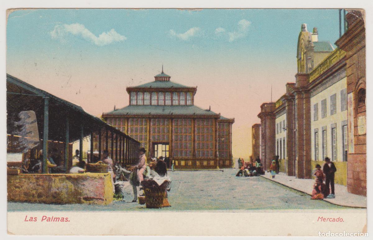 Postales: TARJETA POSTAL - LAS PALMAS - MERCADO - RODRIGUES BROS
