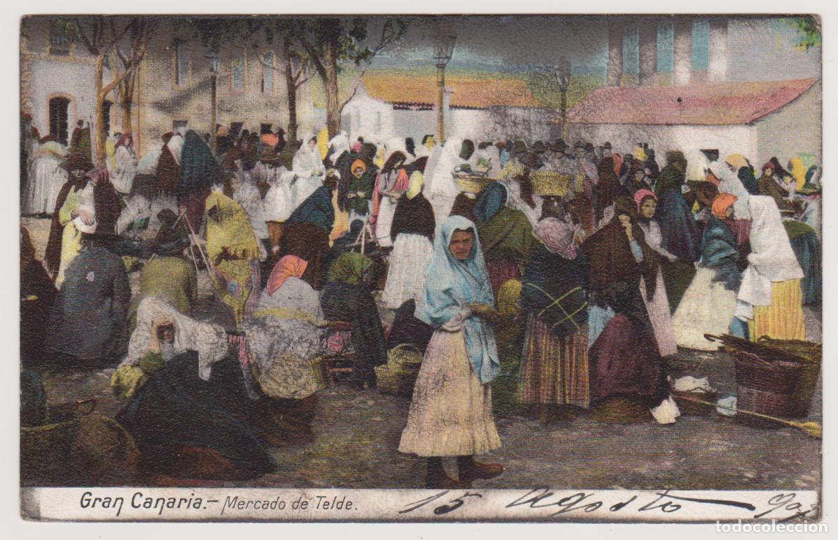 Postales: TARJETA POSTAL - GRAN CANARIA - MERCADO DE TELDE