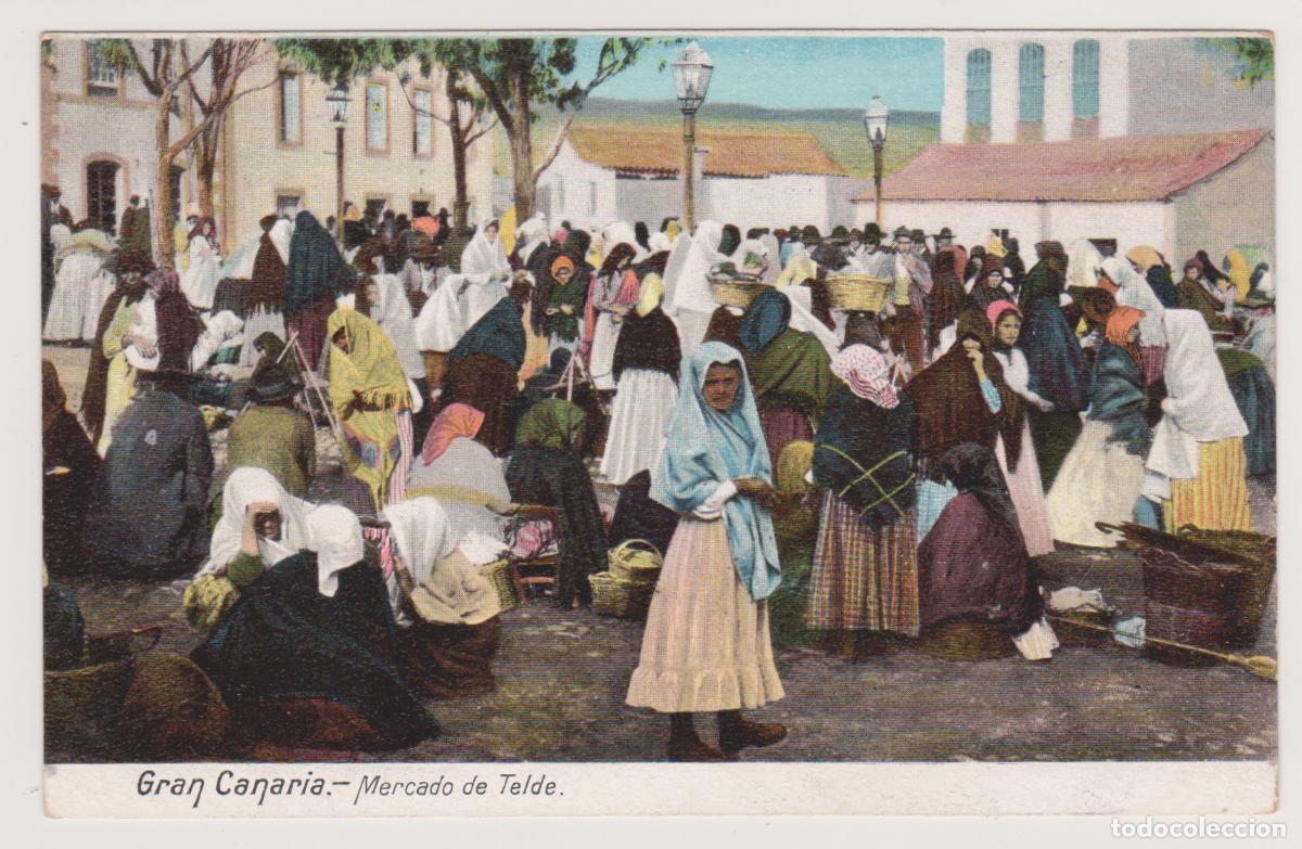 Postales: TARJETA POSTAL - GRAN CANARIA - MERCADO DE TELDE