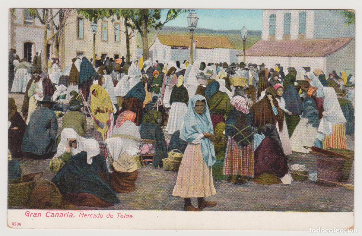 Postales: TARJETA POSTAL - GRAN CANARIA - MERCADO DE TELDE