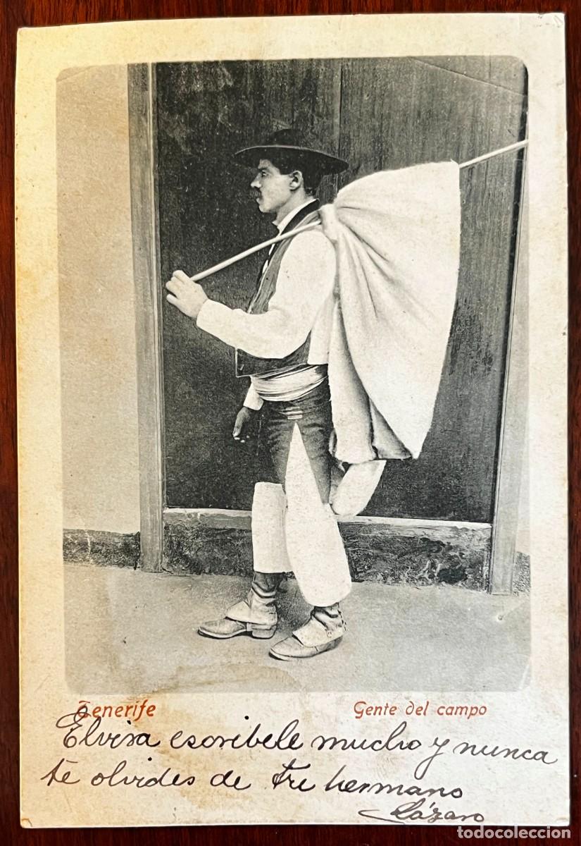 Postais: TENERIFE, GENTE DEL CAMPO, CANARIAS, NO CONSTA MARCA EDITORIAL, CIRCULADA EN 1902, BUEN ESTADO, VER