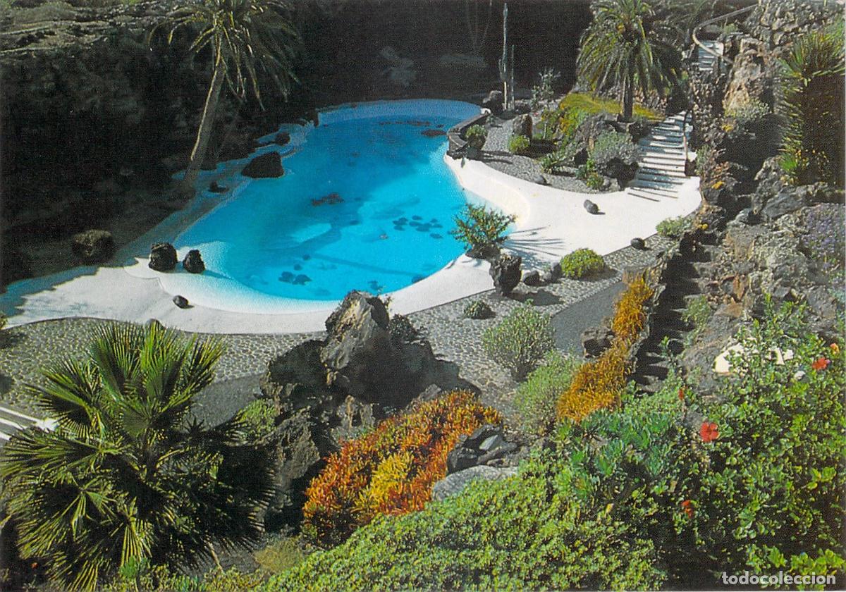 Postales: Postal de los Jameos del Agua en Lanzarote
