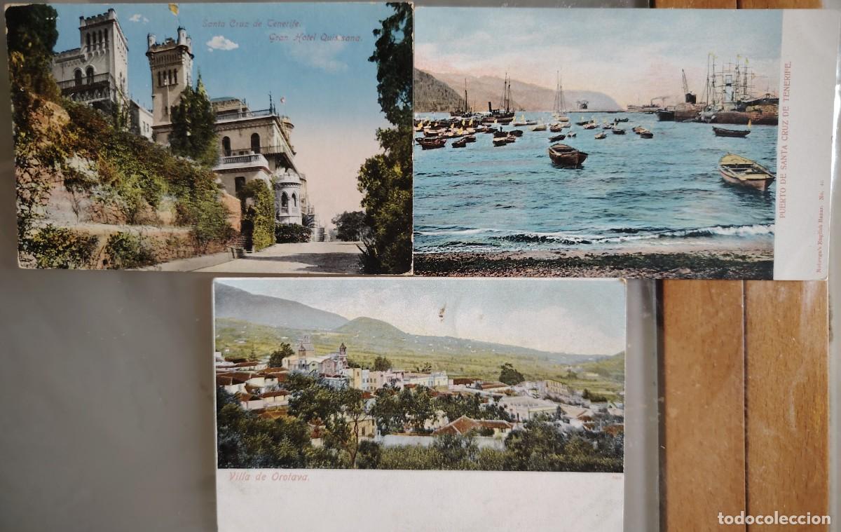 Postcards: LOTE DE 3 POSTALES ANTIGUAS COLOR DE TENERIFE ISLAS CANARIAS
