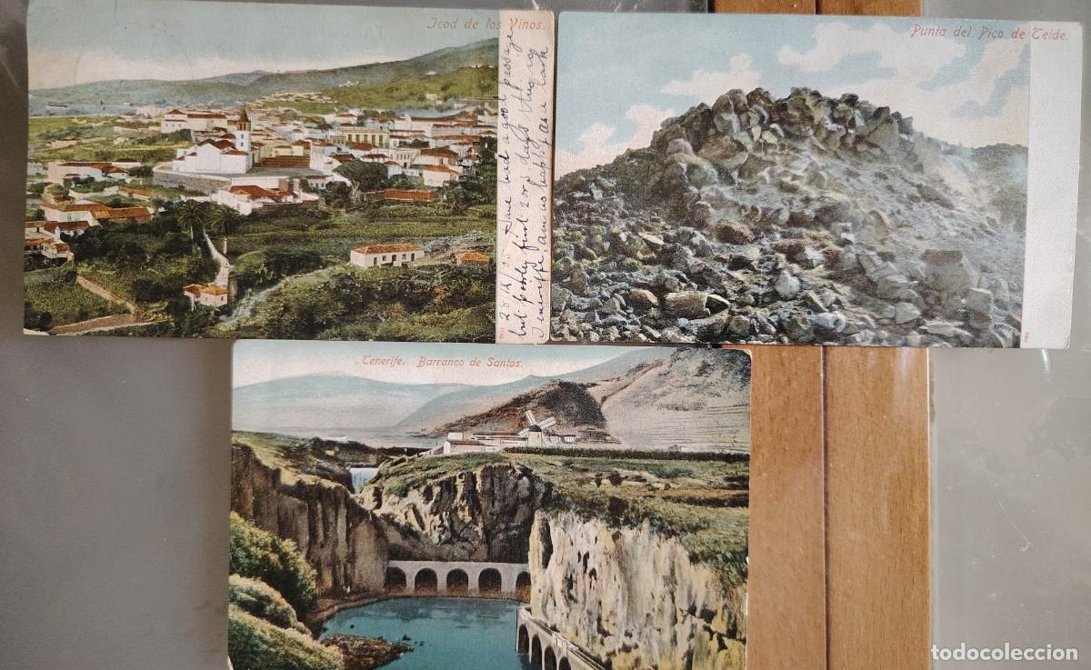 Cartes Postales: LOTE DE 3 POSTALES ANTIGUAS COLOR DE TENERIFE ISLAS CANARIAS