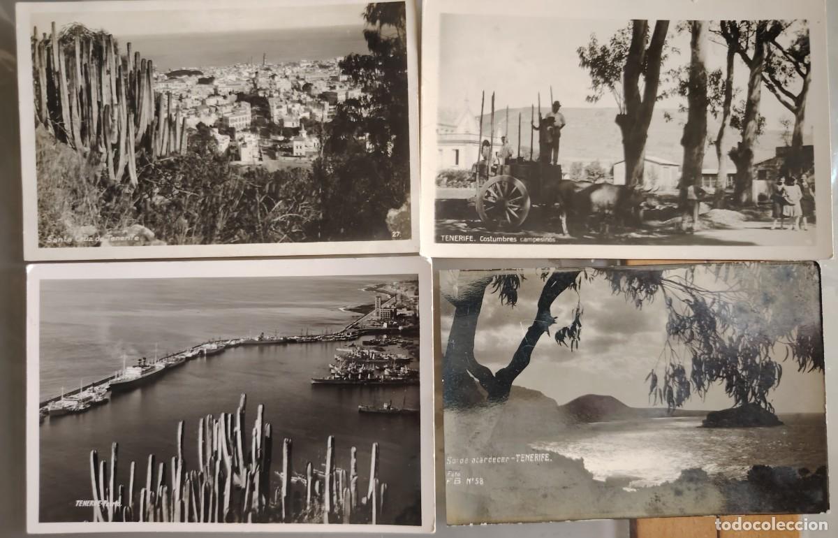 Postales: LOTE DE 4 POSTALES ANTIGUAS B/N DE TENERIFE ISLAS CANARIAS
