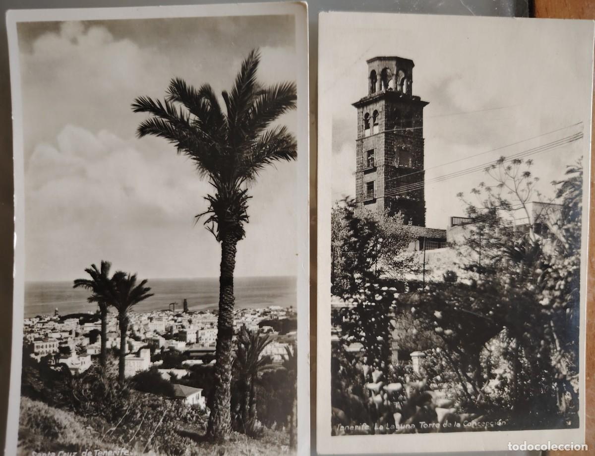 Postcards: LOTE DE 2 POSTALES ANTIGUAS B/N DE TENERIFE ISLAS CANARIAS
