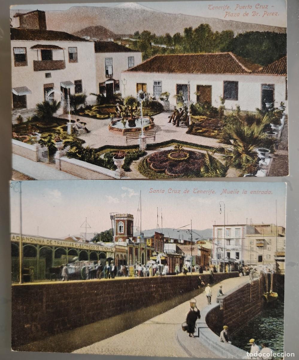 Postkarten: LOTE DE 2 POSTALES ANTIGUAS COLOR DE TENERIFE ISLAS CANARIAS
