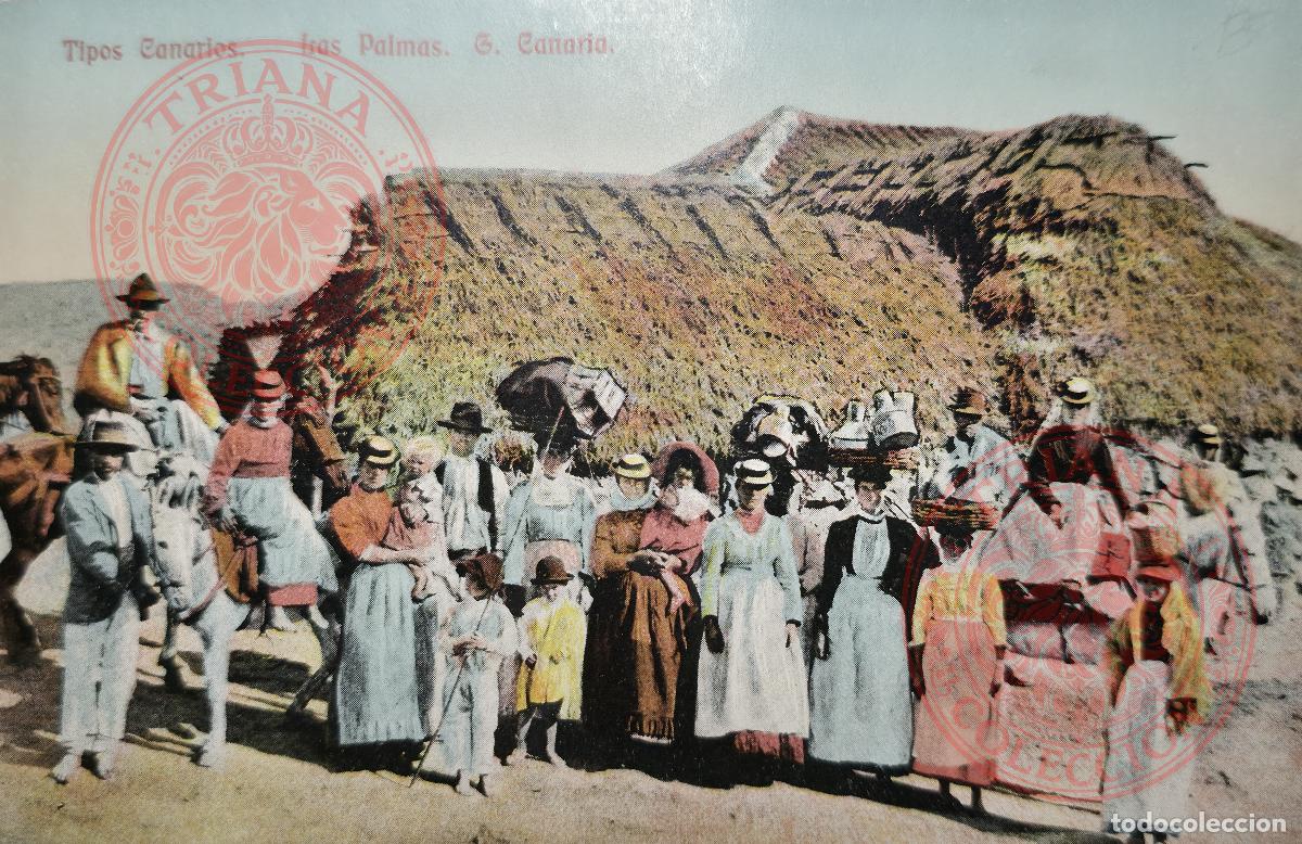 Cartoline: POSTAL LAS PALMAS DE GRAN CANARIAS - TIPOS CANARIOS