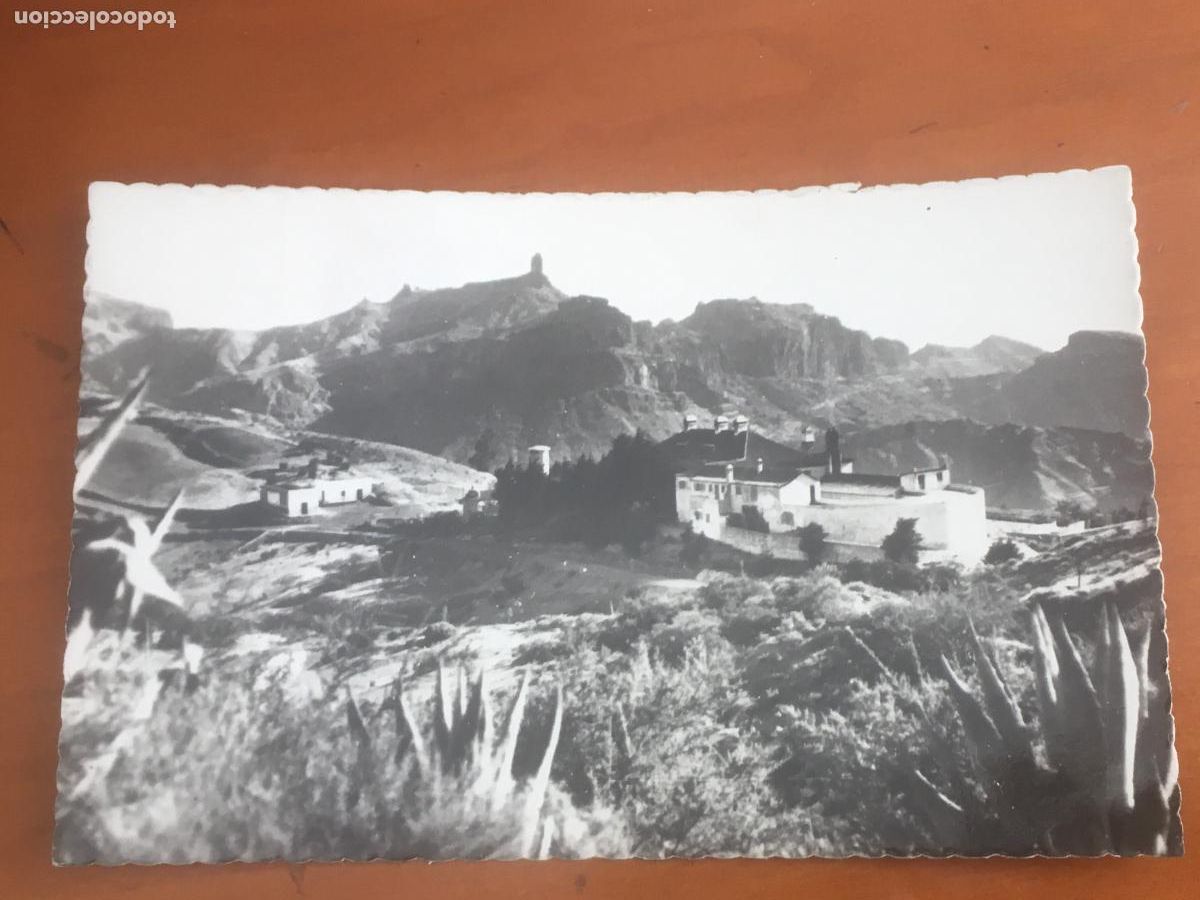 Cartoline: las palmas de gran canaria tejeda parador roque nublo postal fotografica original circulada