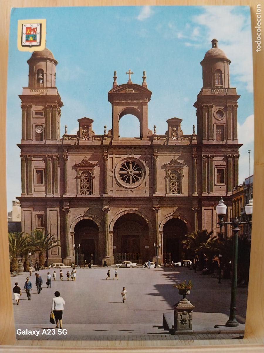 Postales: LAS PALMAS LA CATEDRAL ED FISA 16 SC ORIGINAL ANIMADA