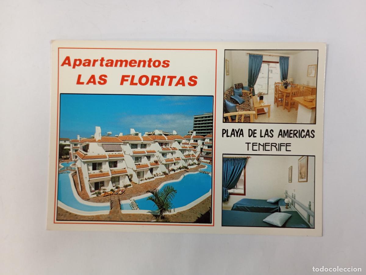 Postales: POSTAL APARTAMENTOS LAS FLORITAS. PLAYA DE LAS AM&Eacute;RICAS. TENERIFE. TDKP29S