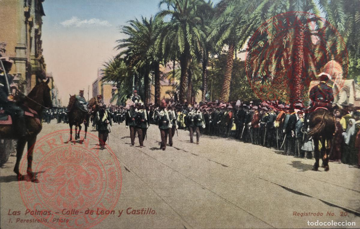 Postales: POSTAL LAS PALMAS - CALLE DE LEON Y CASTILLO N&ordm;20 PERESTRELLO, PHOTO. PVKZ 8882