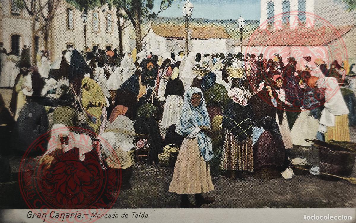 Postales: POSTAL GRAN CANARIA - MERCADO DE TELDE N&ordm; 3206