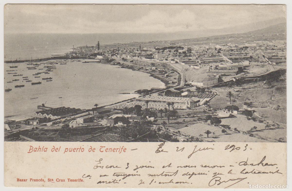 Postales: TARJETA POSTAL - TENERIFE - BAHIA DEL PUERTO DE TENERIFE - BAZAR FRANCES