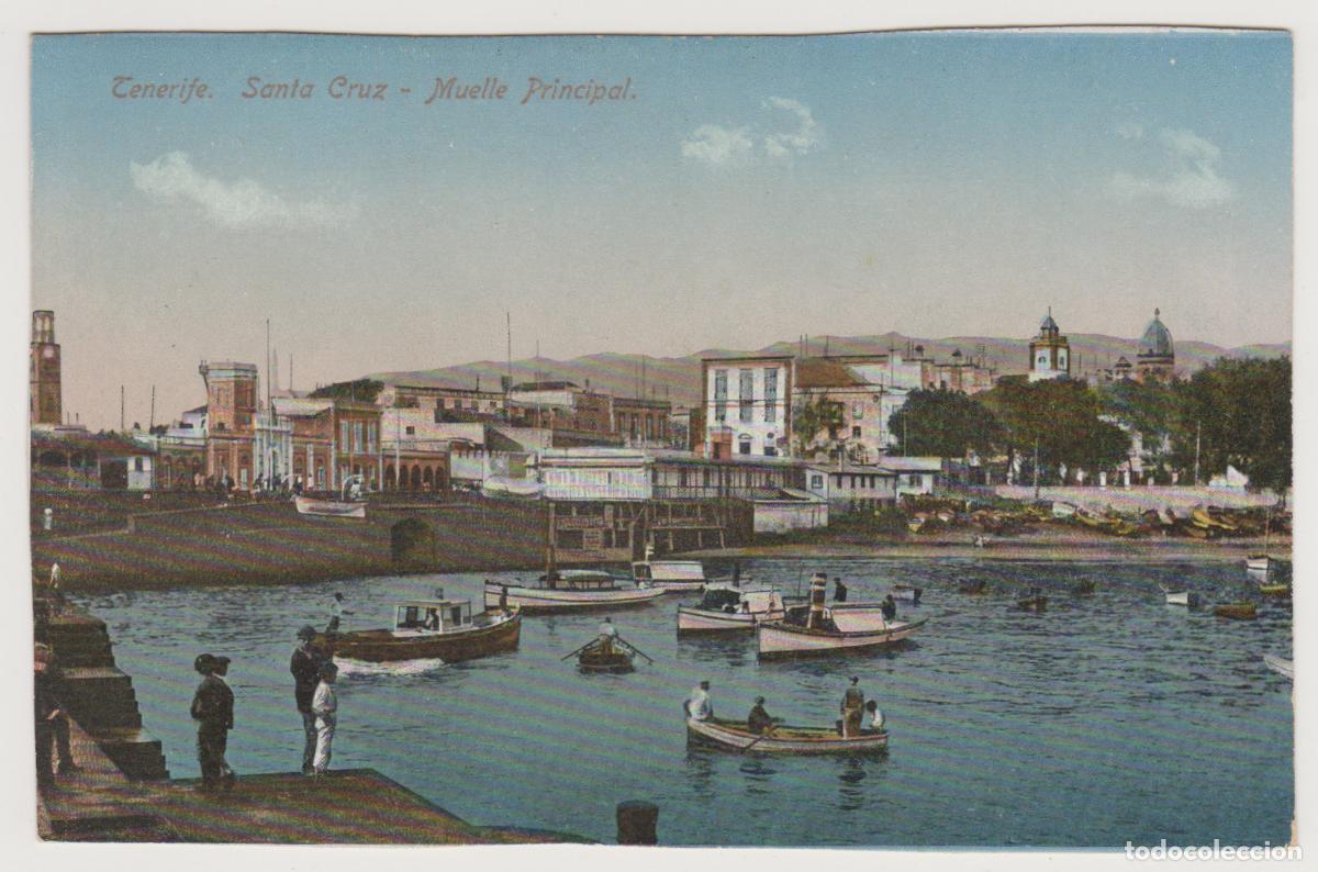 Postales: TARJETA POSTAL - TENERIFE - SANTA CRUZ - MUELLE PRINCIPAL