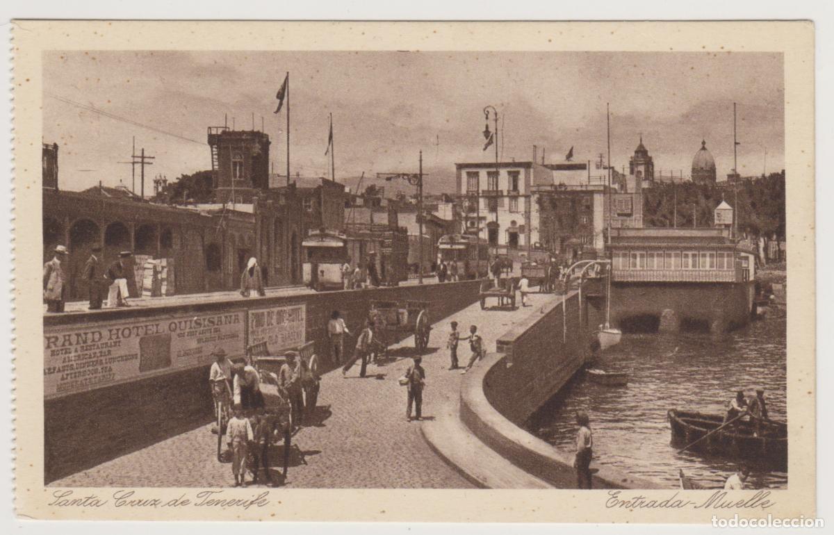 Postales: TARJETA POSTAL - SANTA CRUZ DE TENERIFE - ENTRADA - MUELLE