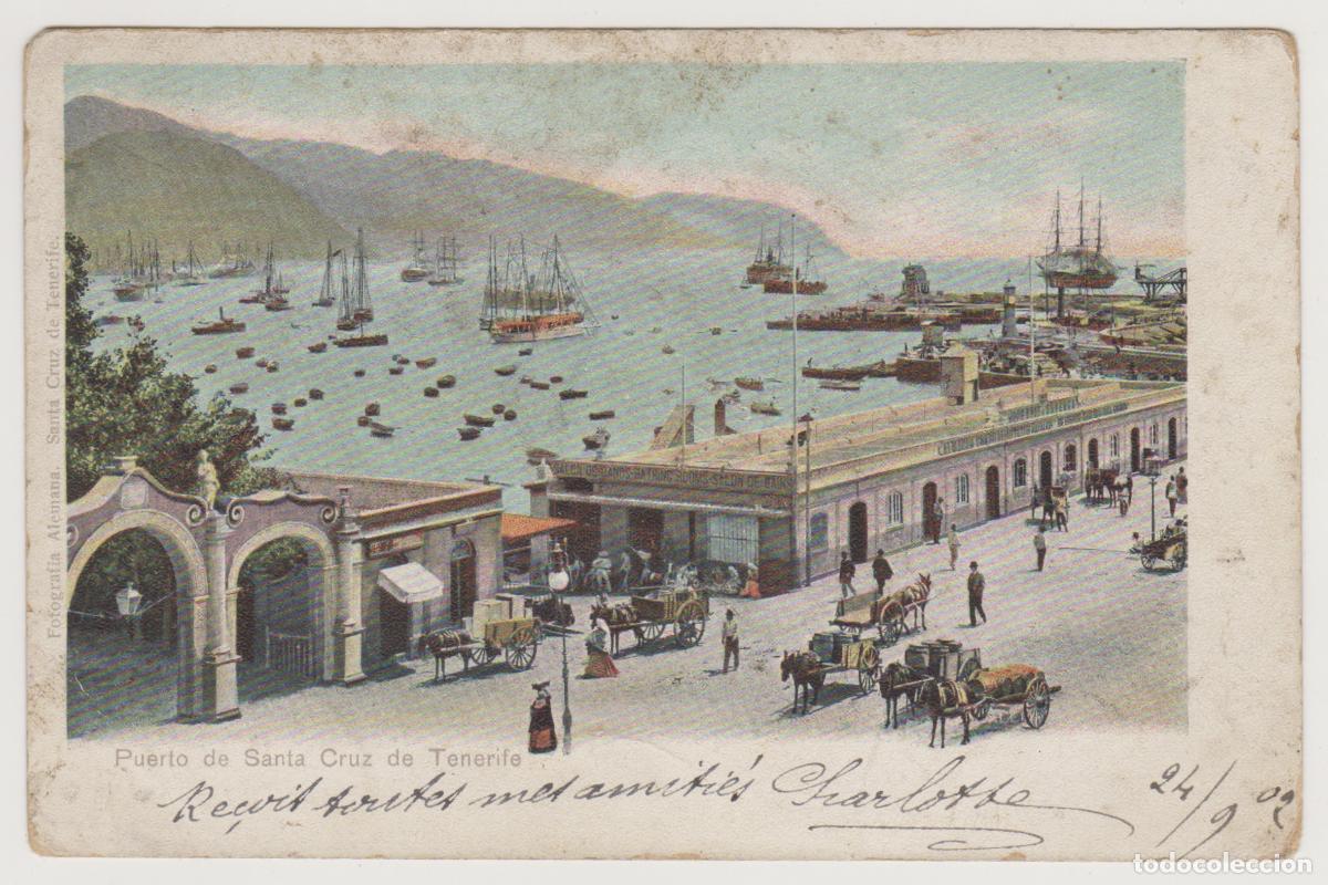 Postales: TARJETA POSTAL - PUERTO DE SANTA CRUZ DE TENERIFE - FOTOGRAFIA ALEMANA