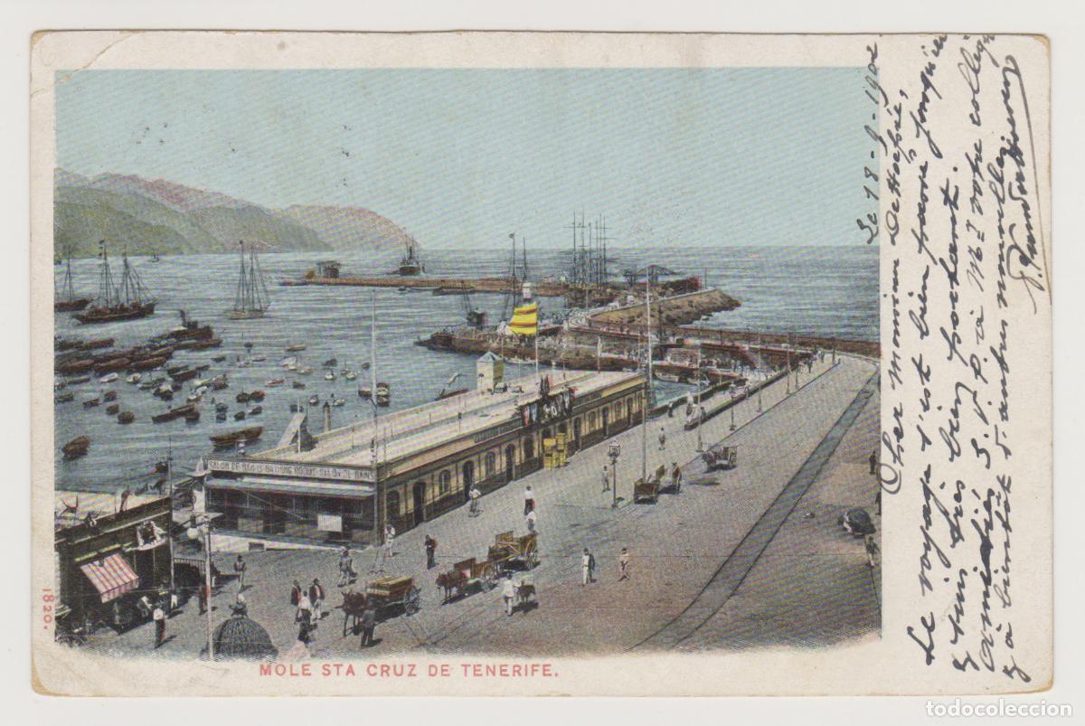 Postales: TARJETA POSTAL - TENERIFE - MOLE STA CRUZ DE TENERIFE - N&ordm; 1820
